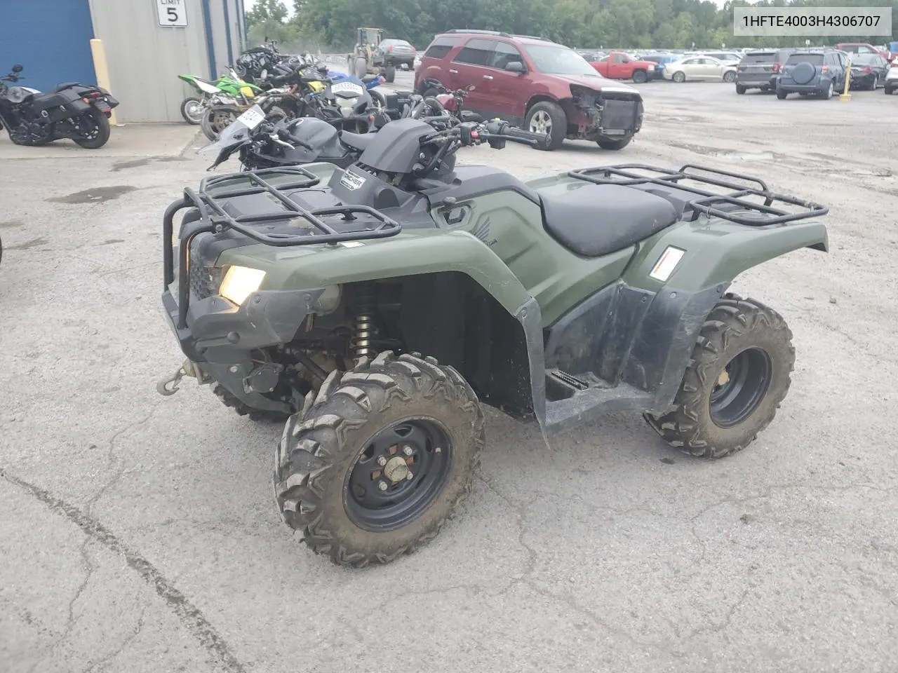 2017 Honda Trx420 Fm VIN: 1HFTE4003H4306707 Lot: 66364284