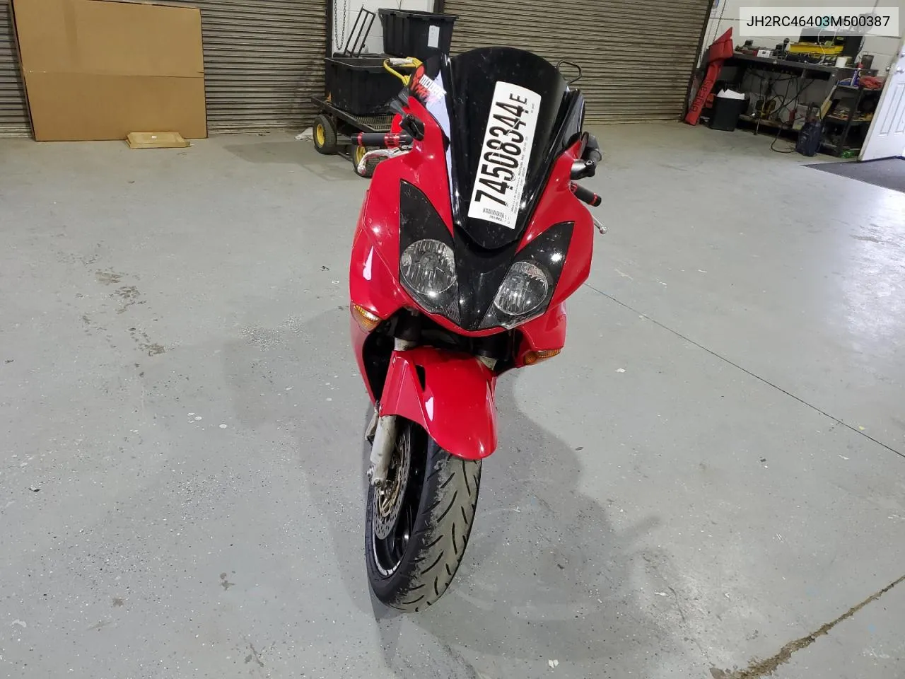 JH2RC46403M500387 2003 Honda Vfr800 A