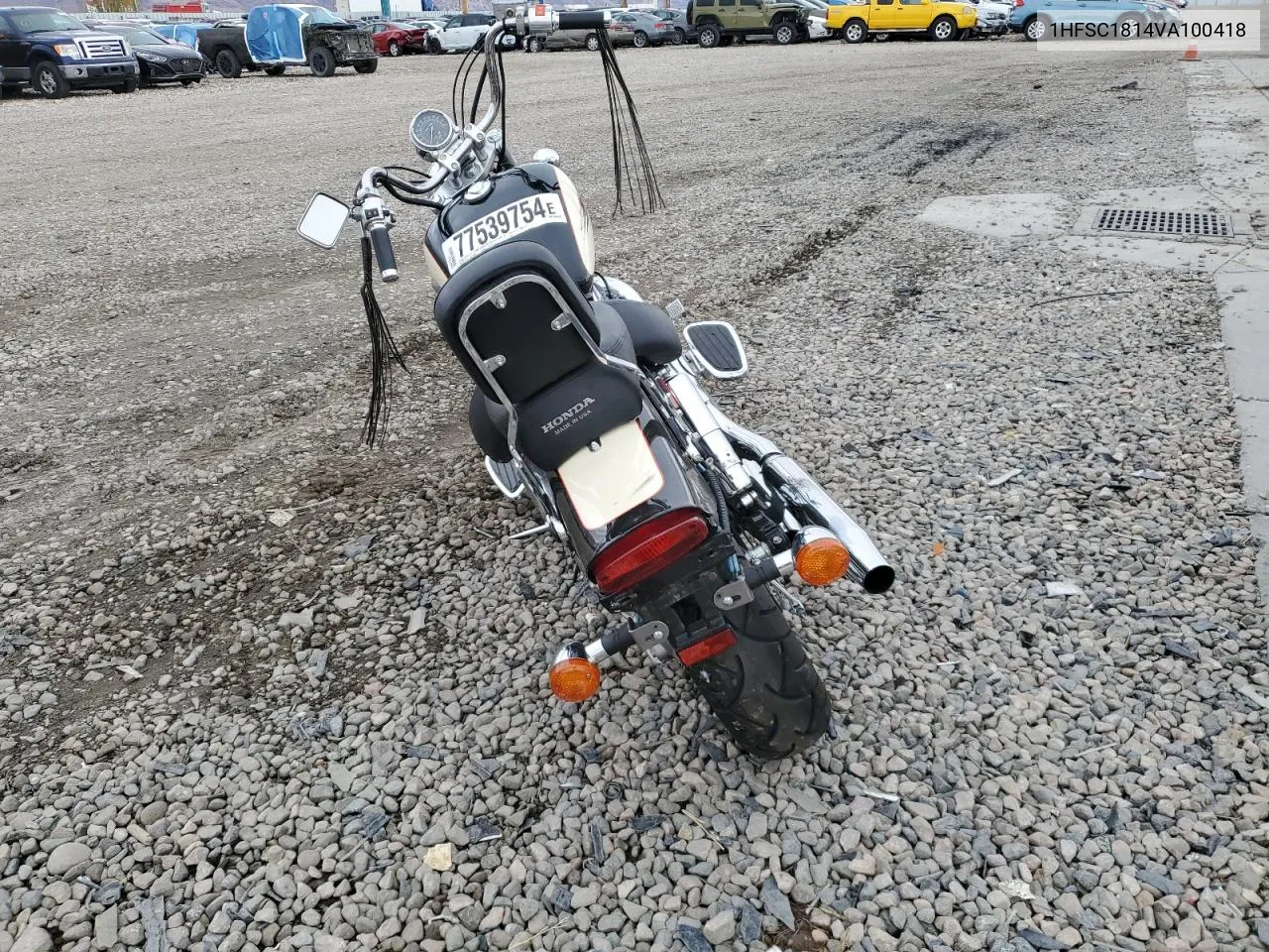 1997 Honda Vt1100 C1A VIN: 1HFSC1814VA100418 Lot: 77539754