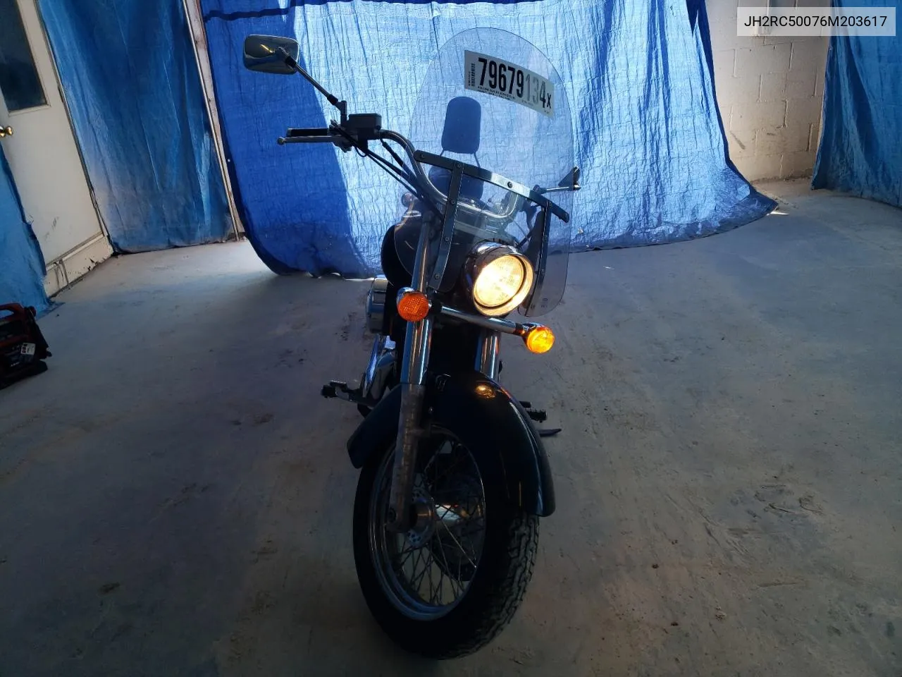 2006 Honda Vt750 C VIN: JH2RC50076M203617 Lot: 79679134