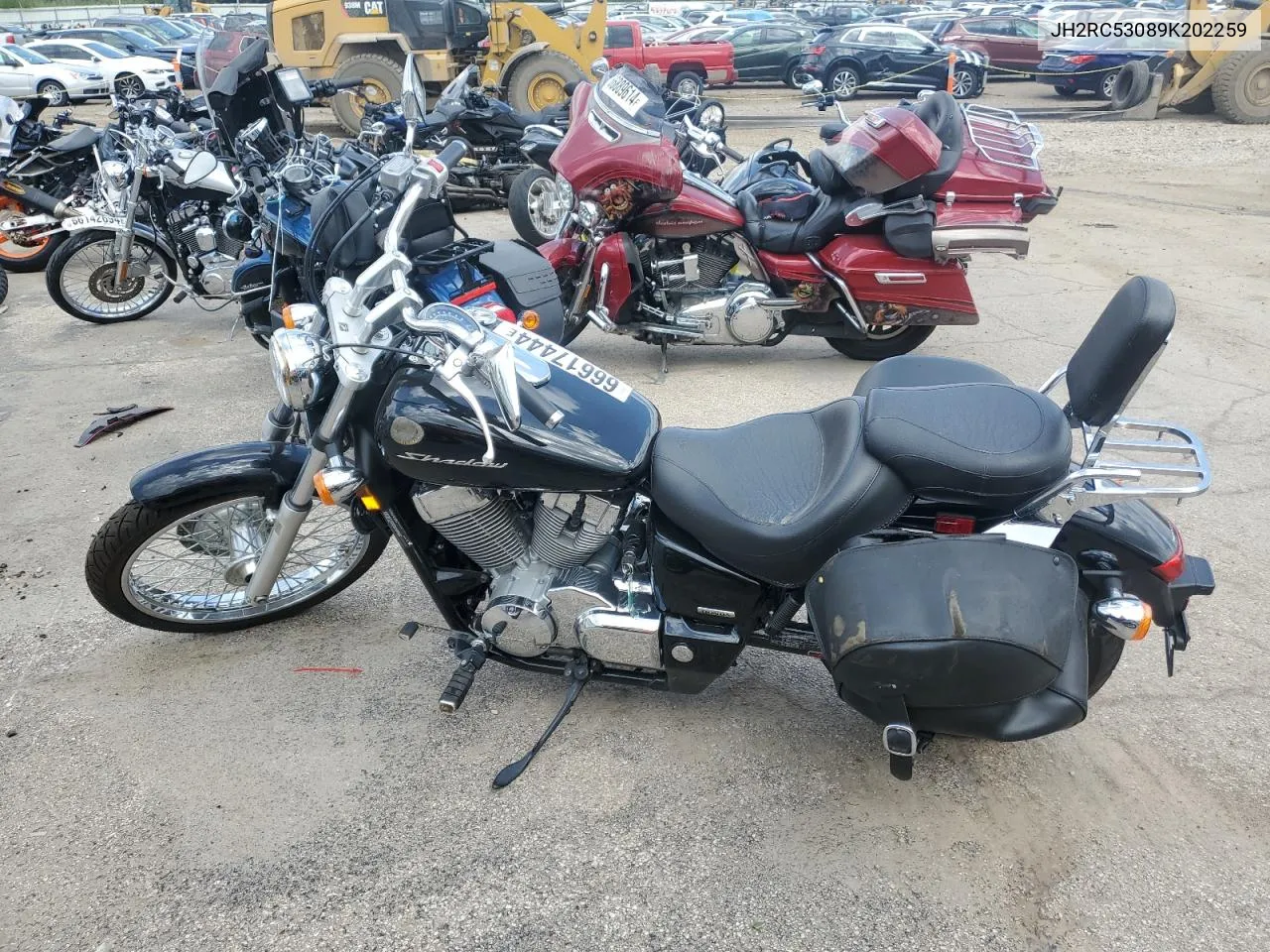 2009 Honda Vt750 C2 VIN: JH2RC53089K202259 Lot: 66617444