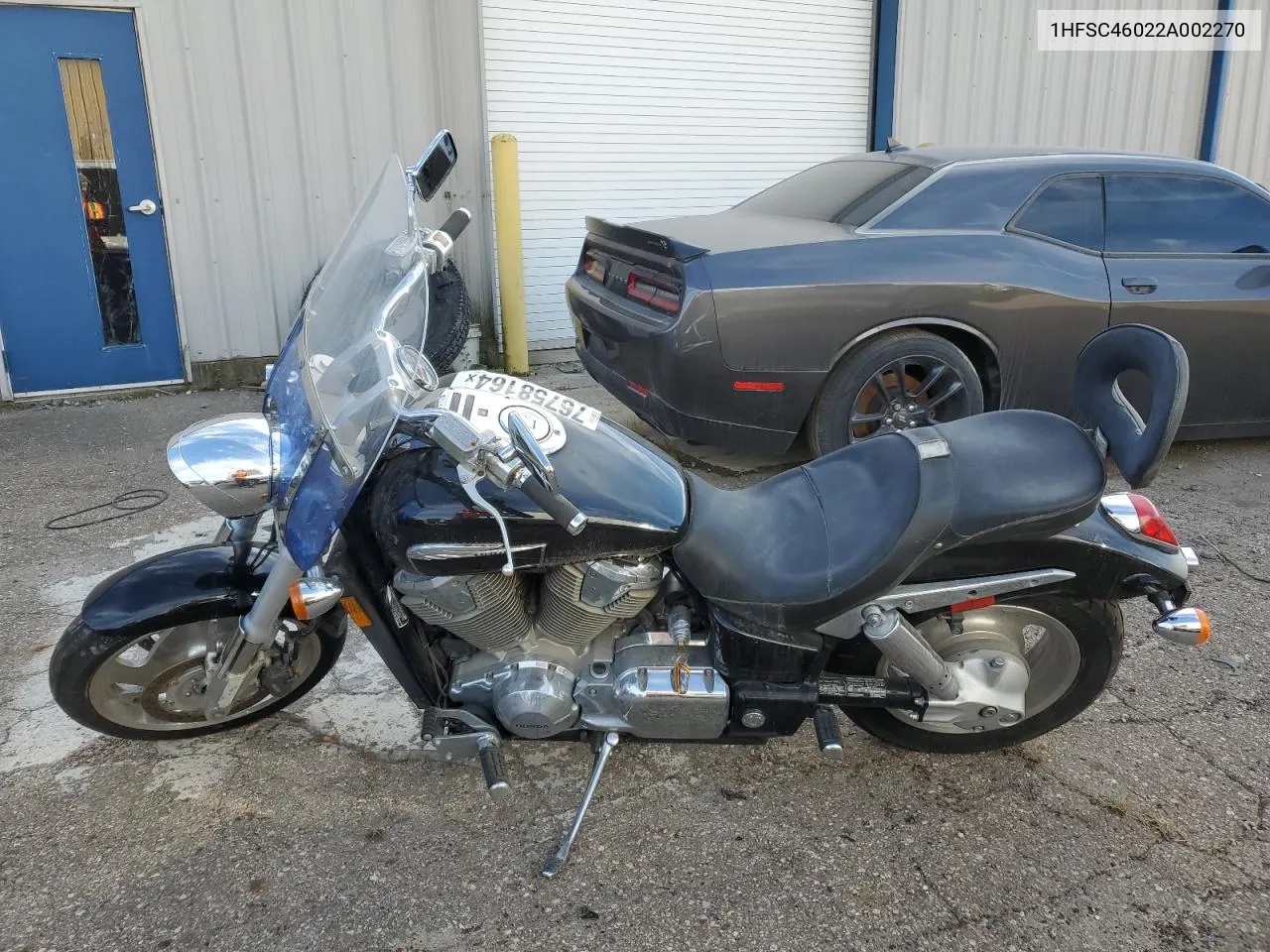 2002 Honda Vtx1800 C VIN: 1HFSC46022A002270 Lot: 76758164