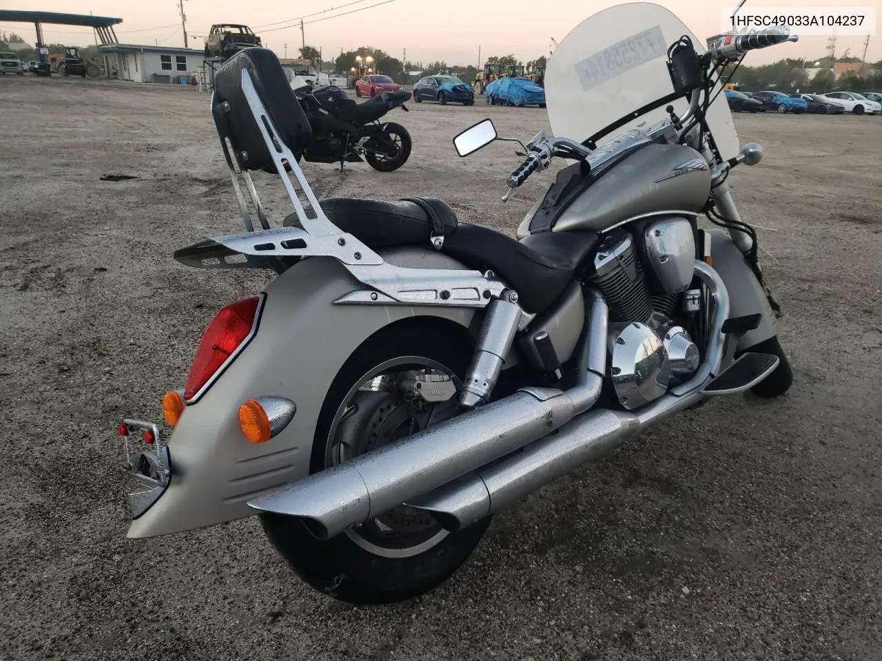 2003 Honda Vtx1800 R VIN: 1HFSC49033A104237 Lot: 77255814