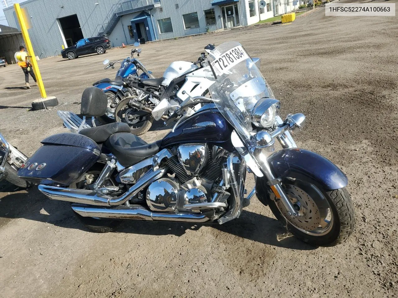 2004 Honda Vtx1300 S VIN: 1HFSC52274A100663 Lot: 72781384