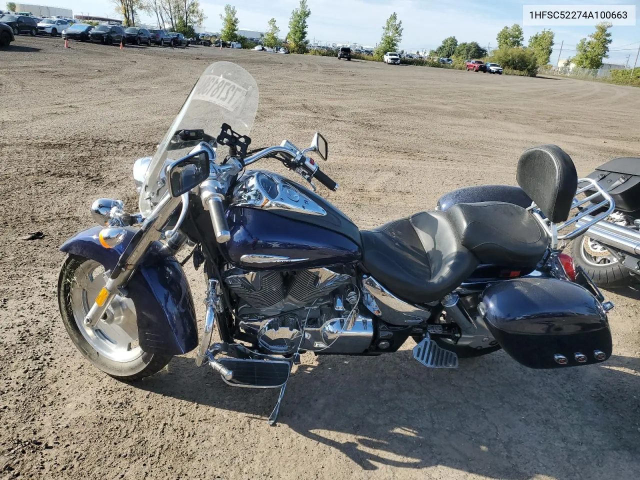 2004 Honda Vtx1300 S VIN: 1HFSC52274A100663 Lot: 72781384