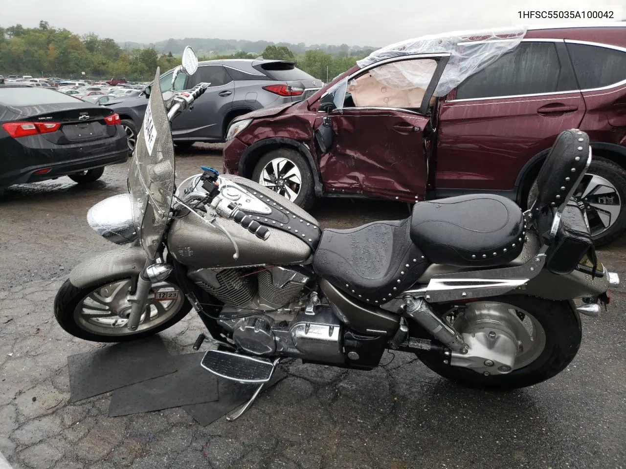 2005 Honda Vtx1300 C VIN: 1HFSC55035A100042 Lot: 73841644