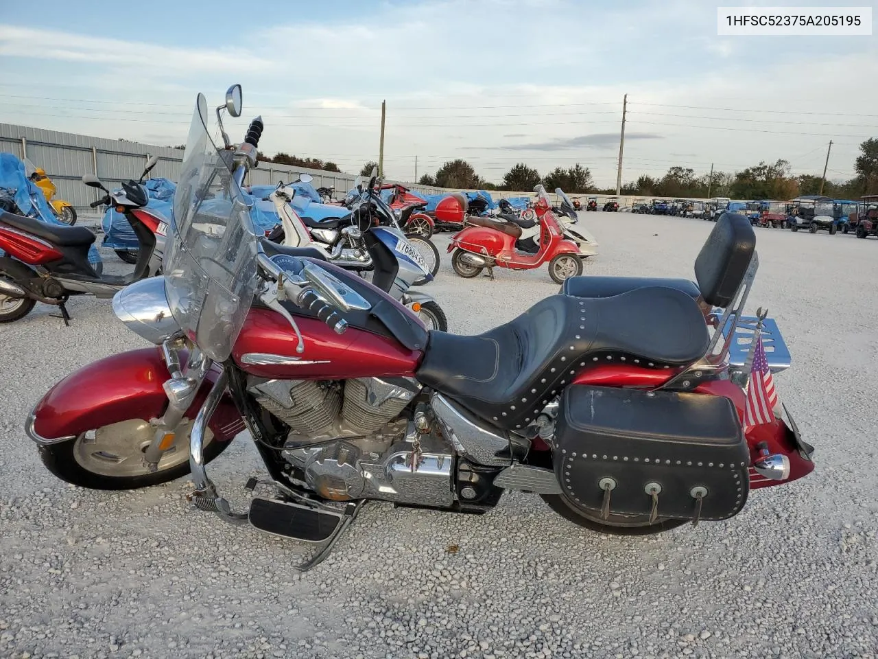 2005 Honda Vtx1300 R VIN: 1HFSC52375A205195 Lot: 76356494