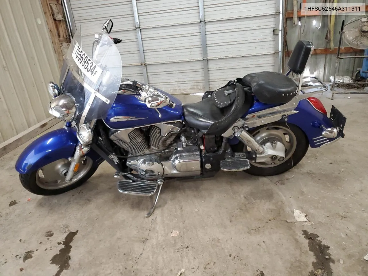 2006 Honda Vtx1300 R VIN: 1HFSC52646A311311 Lot: 70569534