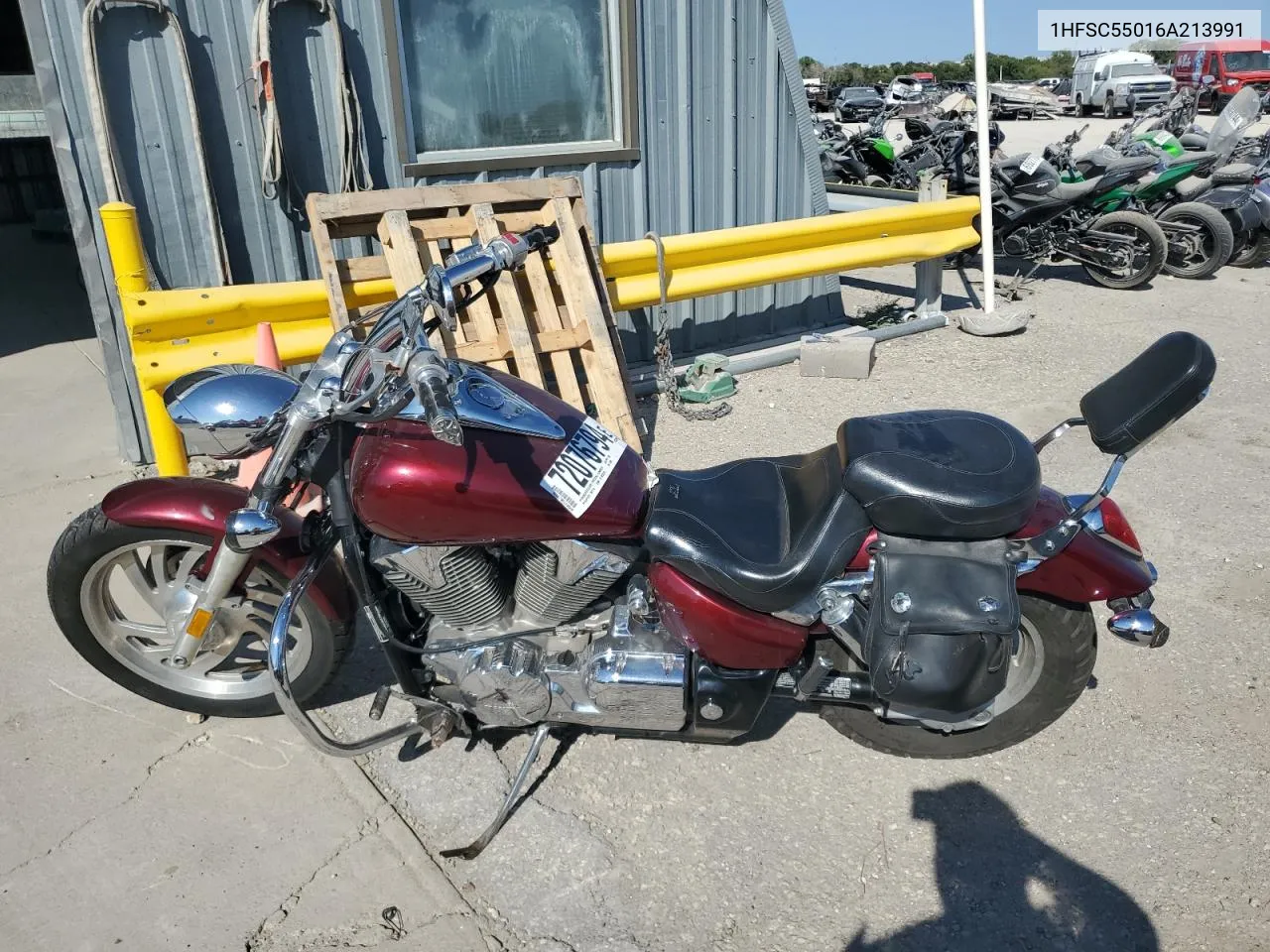 2006 Honda Vtx1300 C VIN: 1HFSC55016A213991 Lot: 72076794