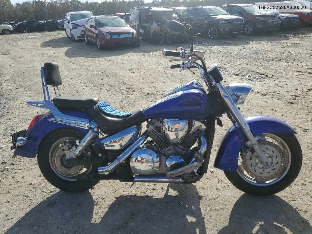 2006 Honda Vtx1300 R VIN: 1HFSC52626A300520 Lot: 77769614