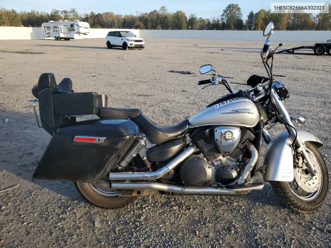 2006 Honda Vtx1300 R VIN: 1HFSC52666A302321 Lot: 78734894