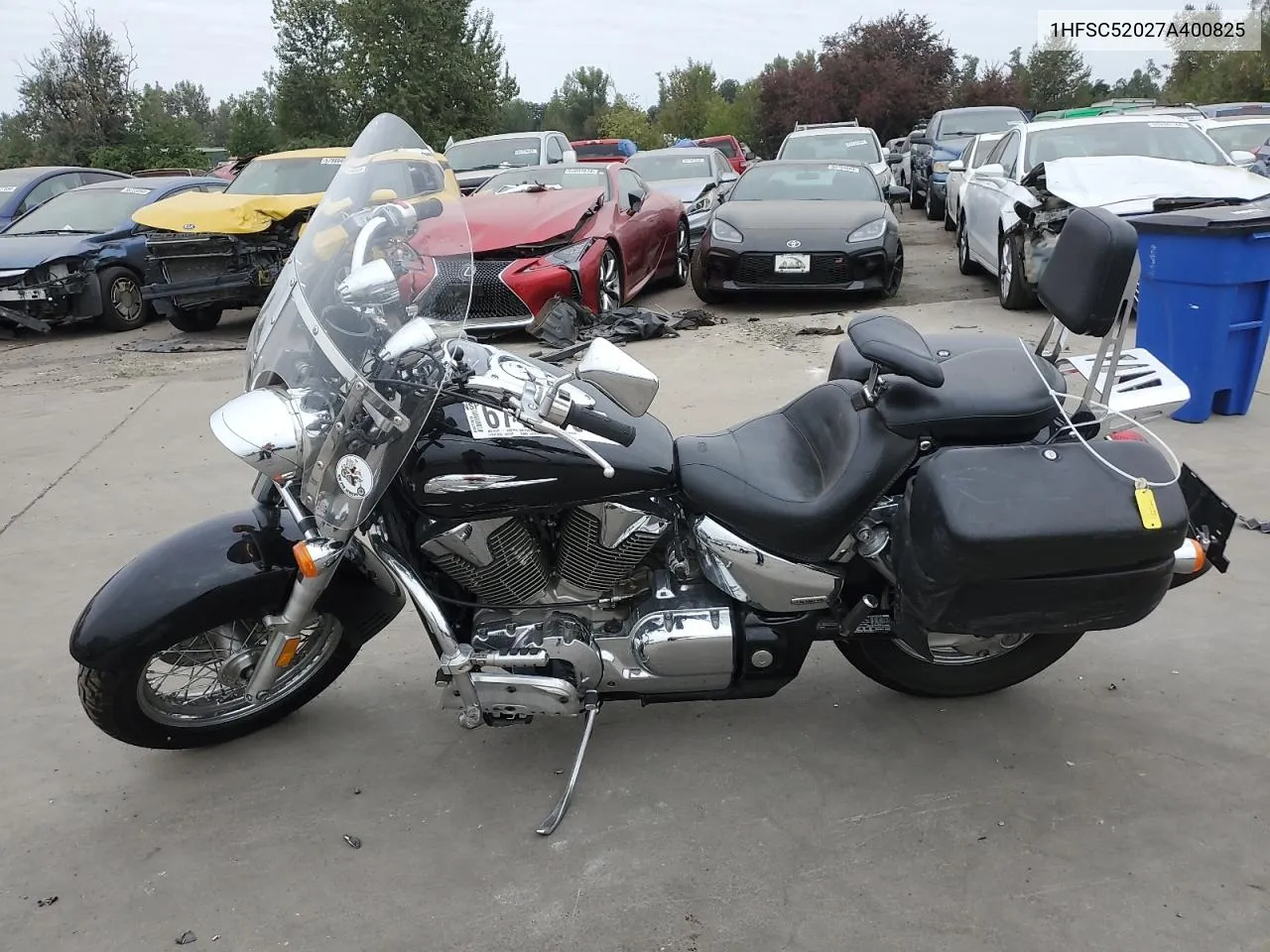 2007 Honda Vtx1300 S VIN: 1HFSC52027A400825 Lot: 67190704