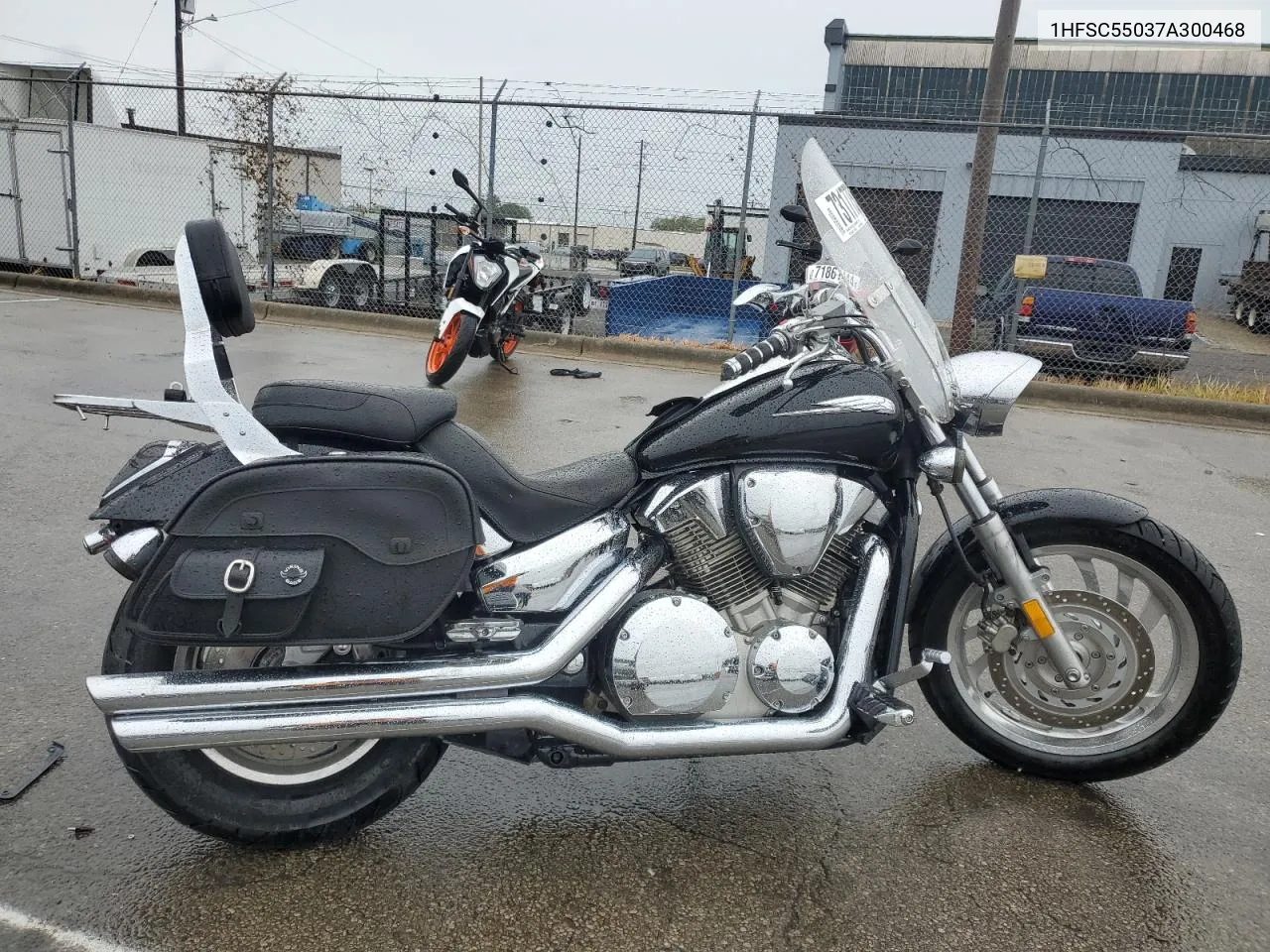 2007 Honda Vtx1300 C VIN: 1HFSC55037A300468 Lot: 73177514