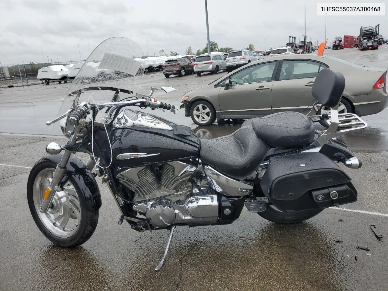 2007 Honda Vtx1300 C VIN: 1HFSC55037A300468 Lot: 73177514