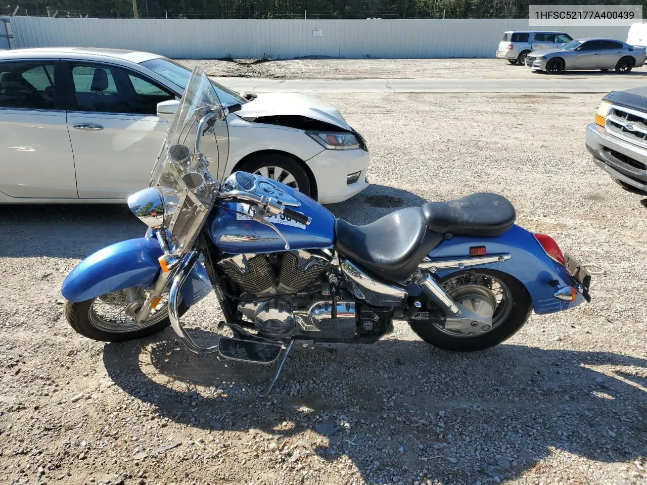 2007 Honda Vtx1300 S VIN: 1HFSC52177A400439 Lot: 73987334