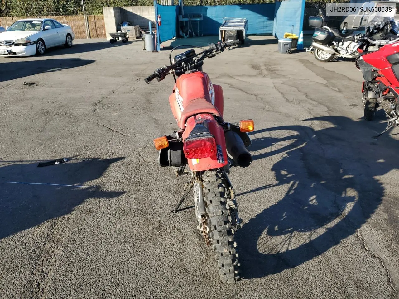 2018 Honda Xr650 L VIN: JH2RD0619JK600038 Lot: 76510784