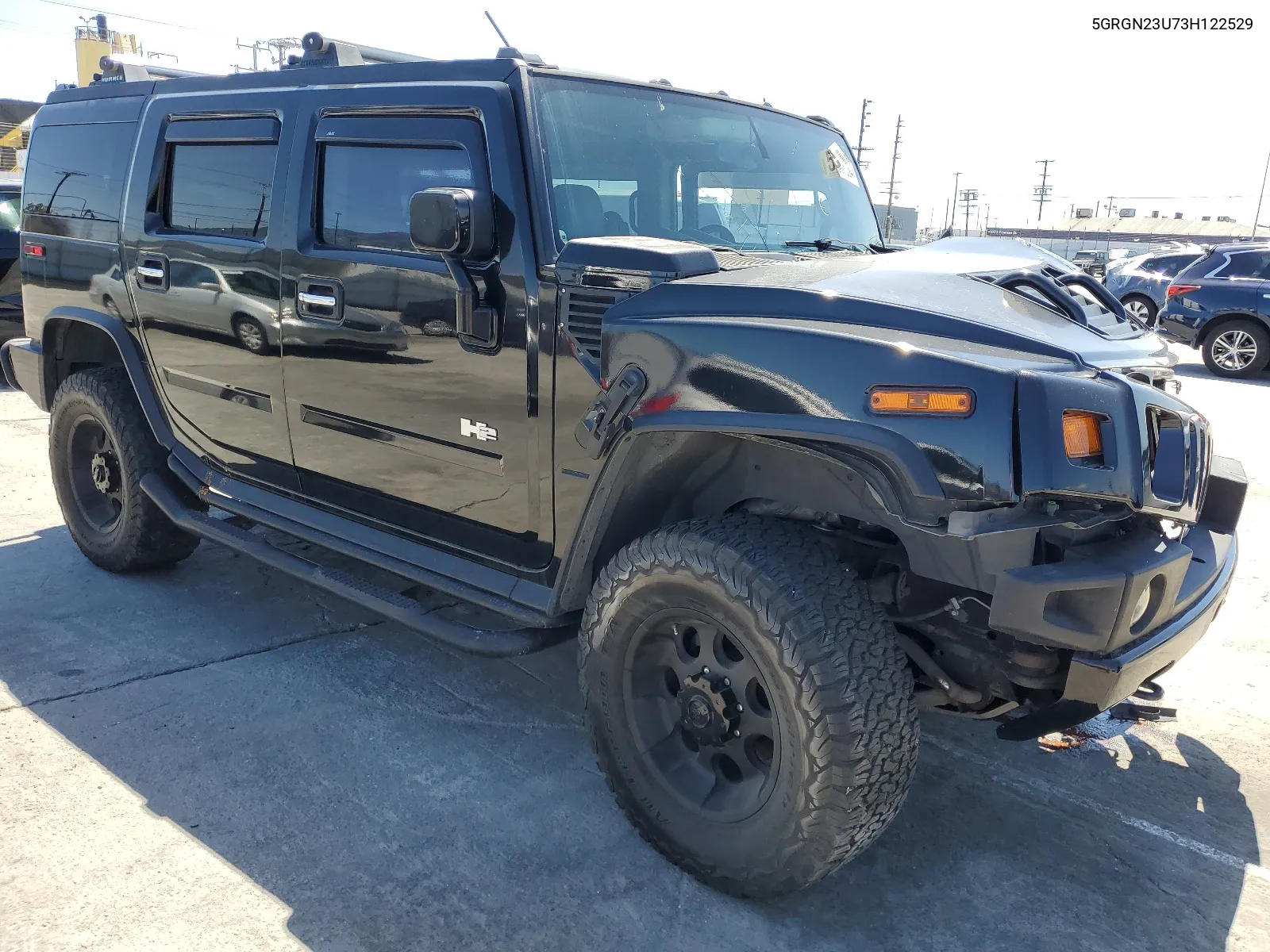 2003 Hummer H2 VIN: 5GRGN23U73H122529 Lot: 50157934