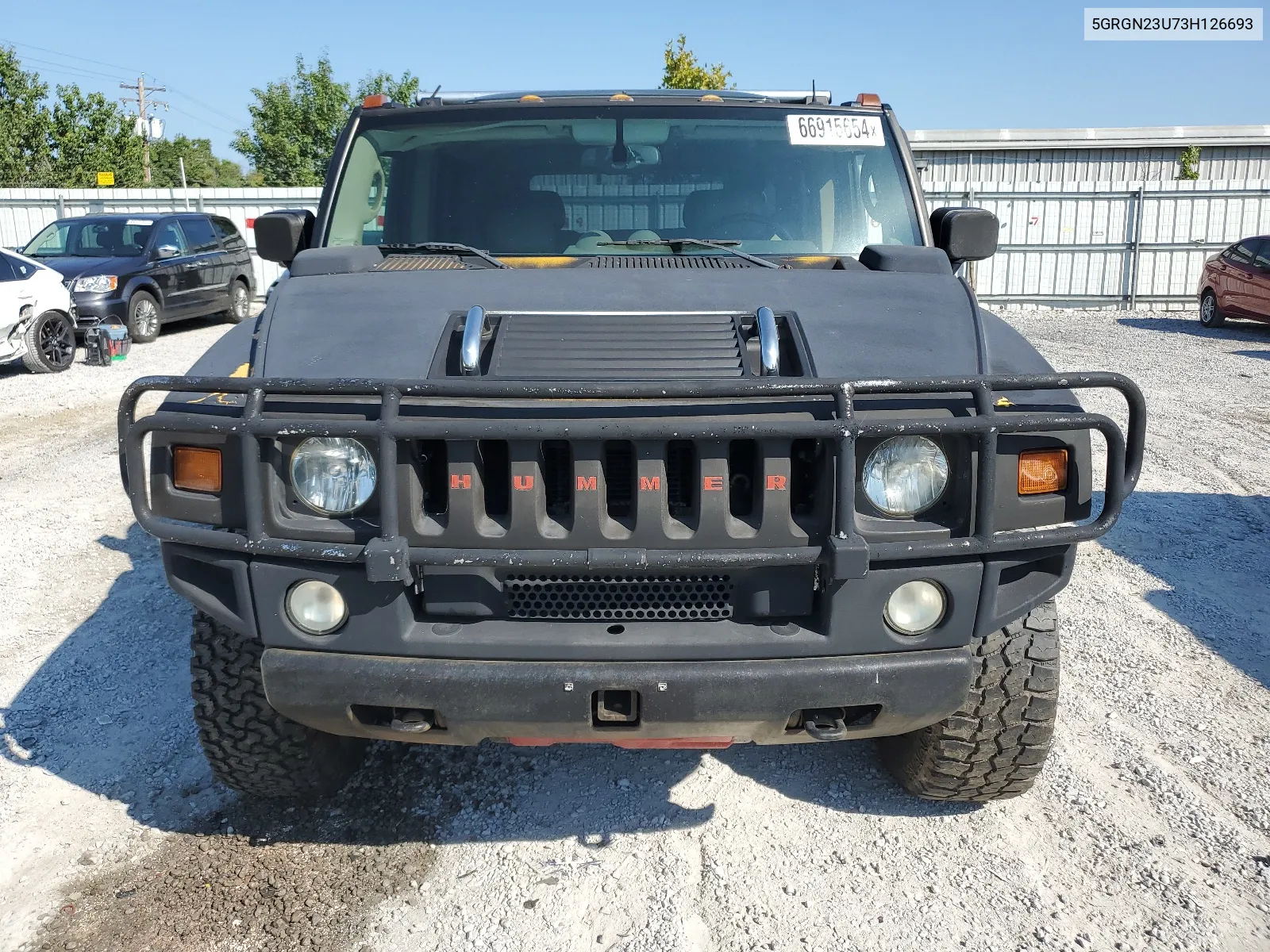 2003 Hummer H2 VIN: 5GRGN23U73H126693 Lot: 40713175