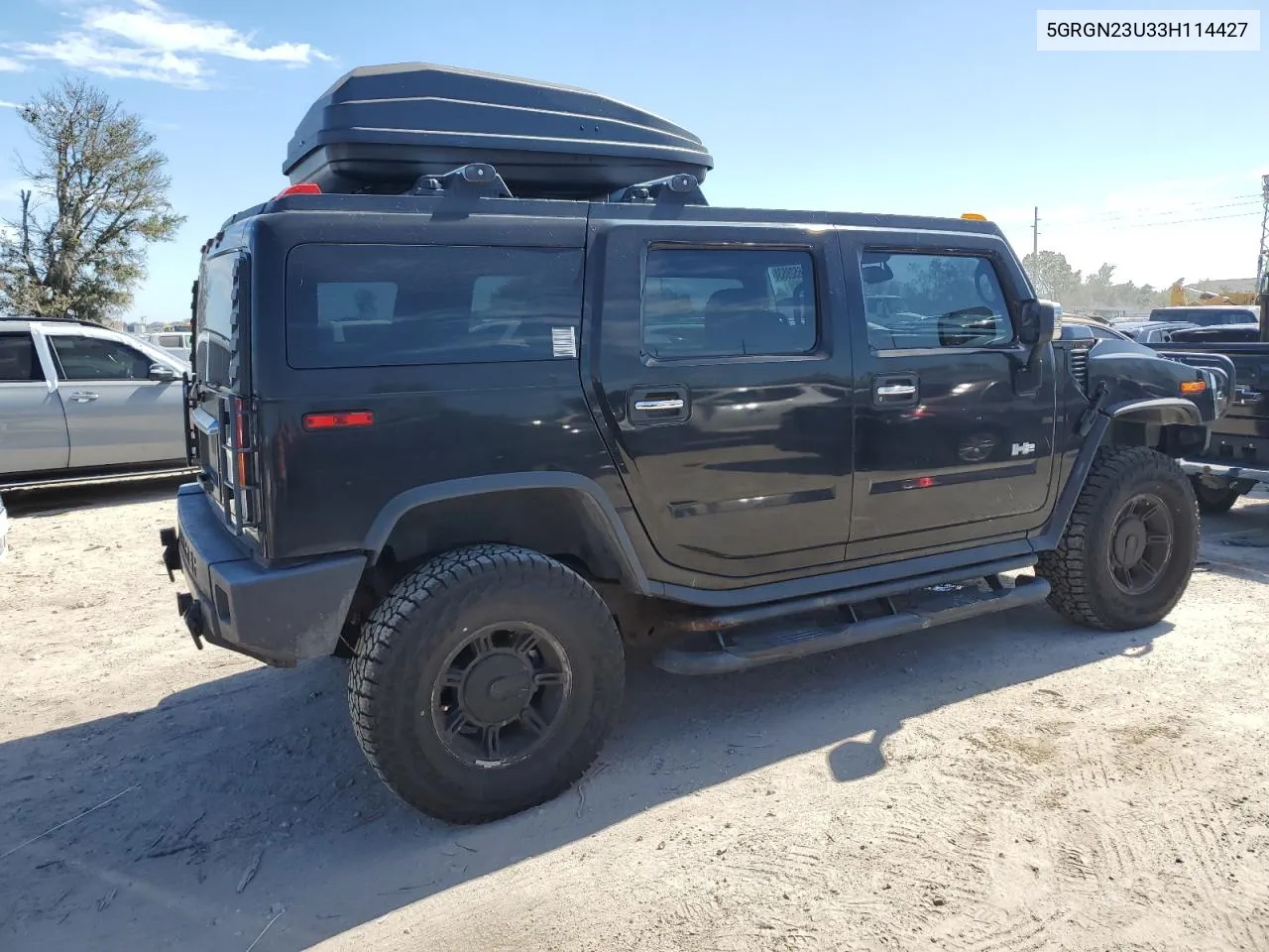 2003 Hummer H2 VIN: 5GRGN23U33H114427 Lot: 76528834