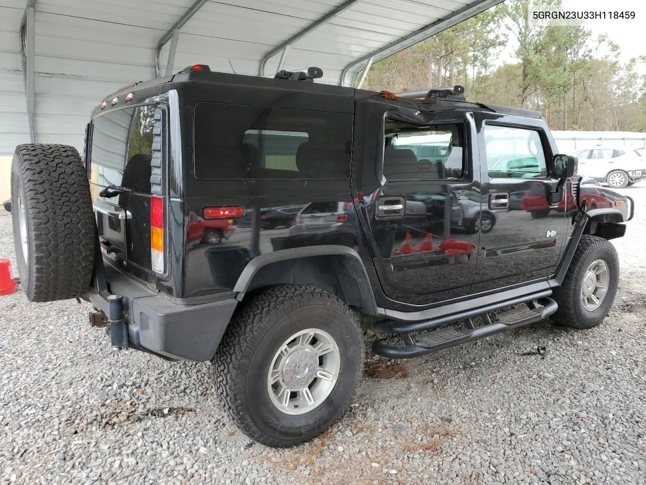 2003 Hummer H2 VIN: 5GRGN23U33H118459 Lot: 77765694