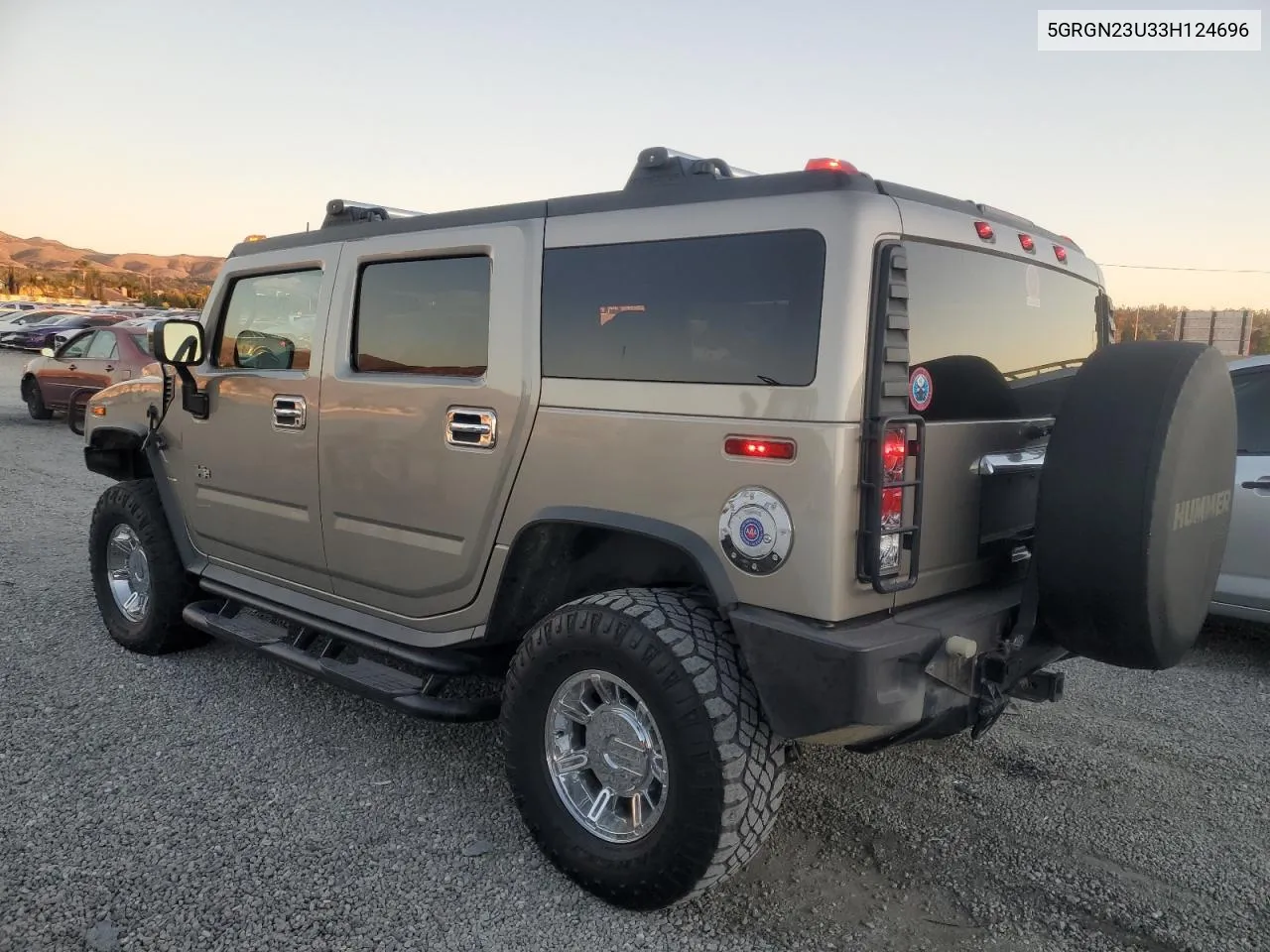 2003 Hummer H2 VIN: 5GRGN23U33H124696 Lot: 79452004