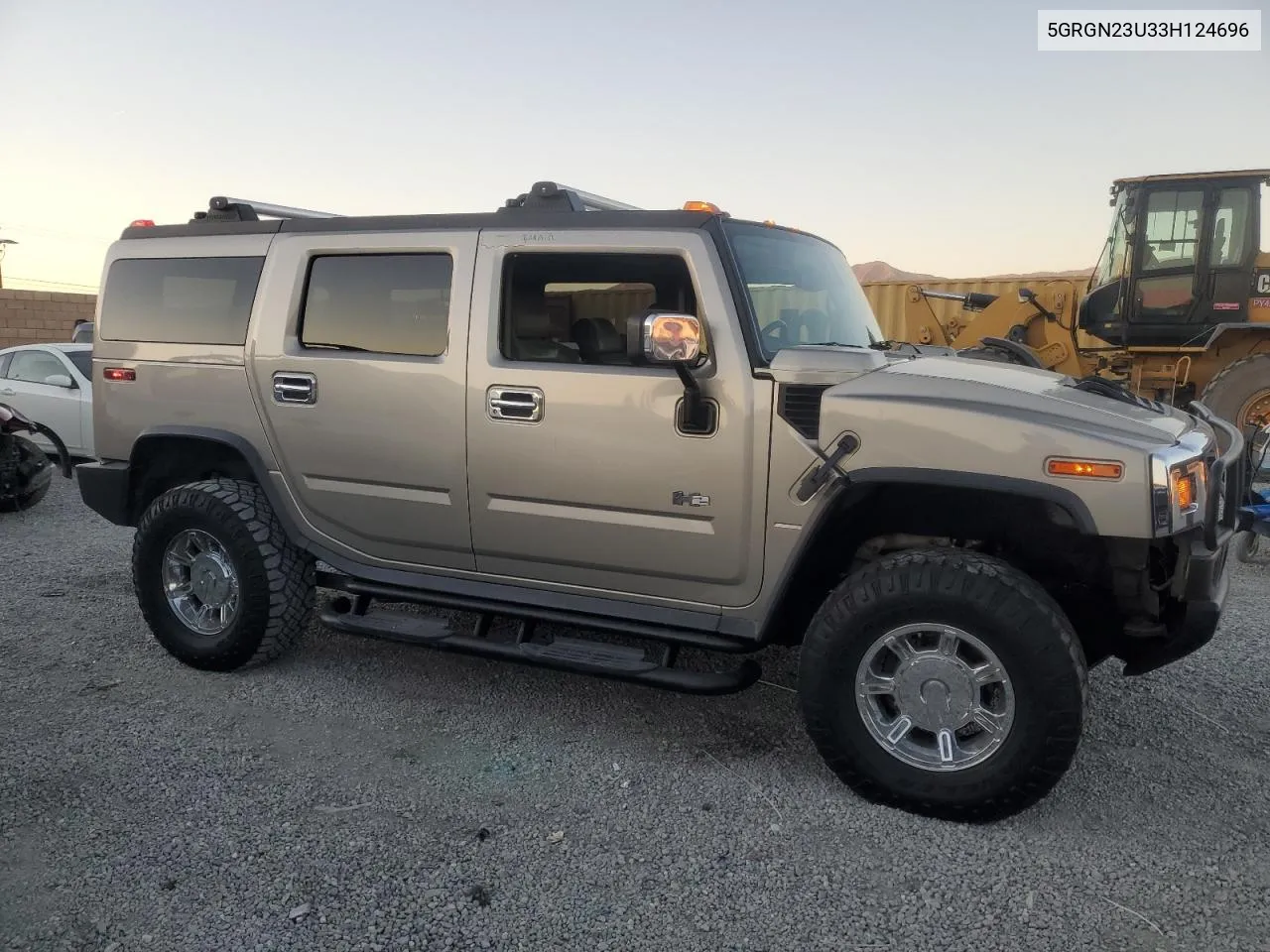 2003 Hummer H2 VIN: 5GRGN23U33H124696 Lot: 79452004