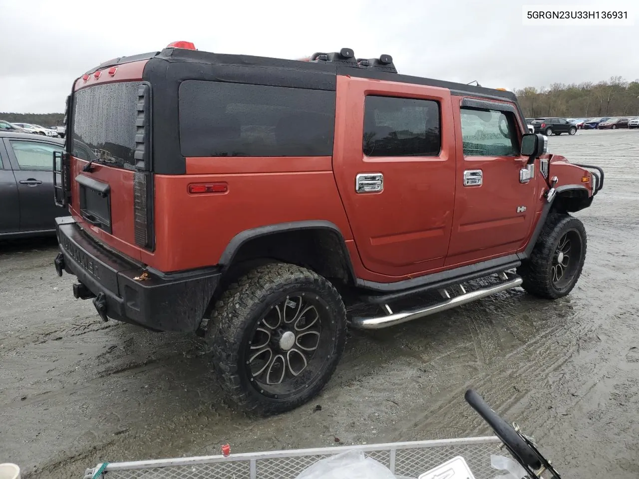 2003 Hummer H2 VIN: 5GRGN23U33H136931 Lot: 80671794