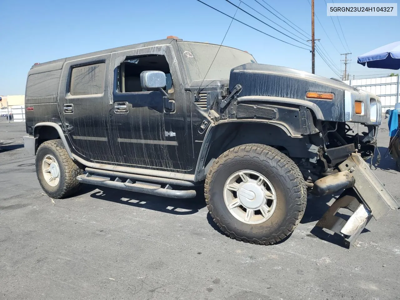 2004 Hummer H2 VIN: 5GRGN23U24H104327 Lot: 74150914