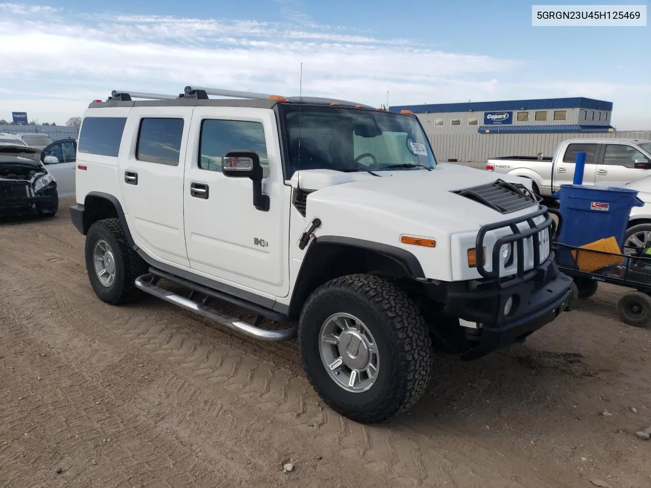 2005 Hummer H2 VIN: 5GRGN23U45H125469 Lot: 75885744