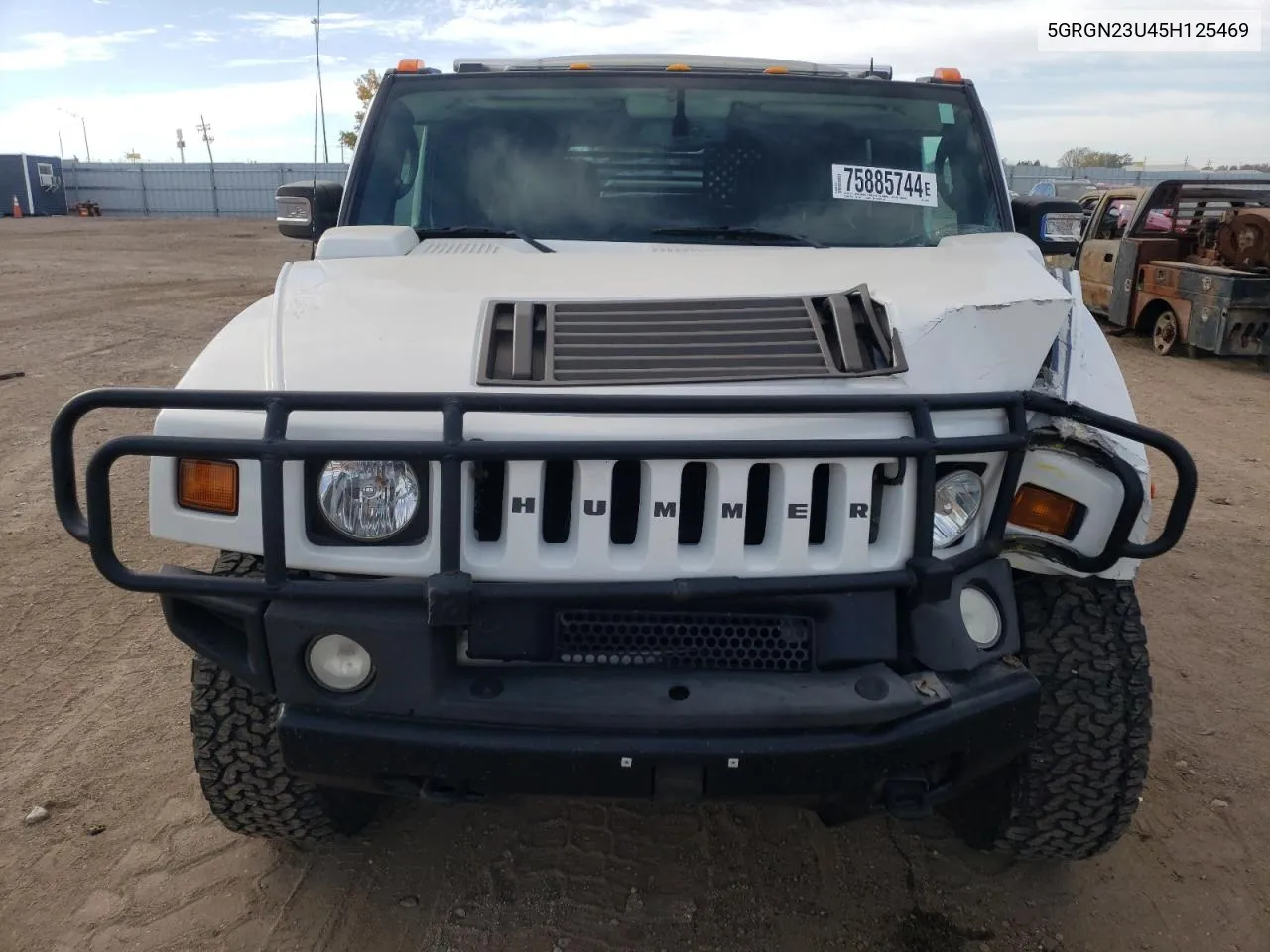 2005 Hummer H2 VIN: 5GRGN23U45H125469 Lot: 75885744