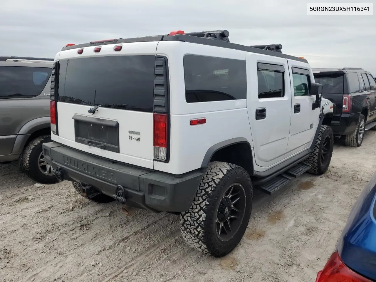 2005 Hummer H2 VIN: 5GRGN23UX5H116341 Lot: 76877704