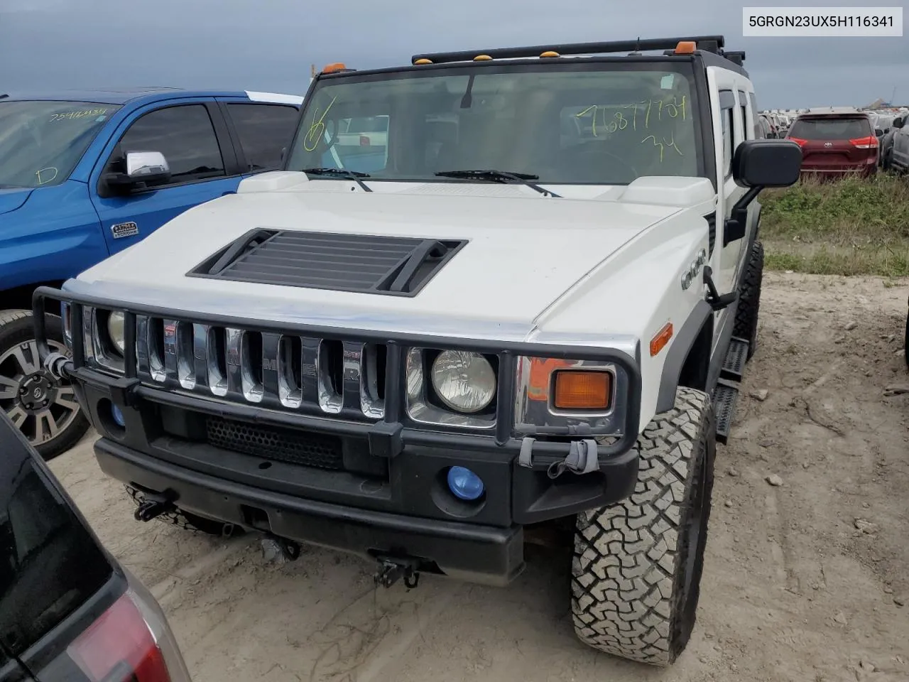 2005 Hummer H2 VIN: 5GRGN23UX5H116341 Lot: 76877704