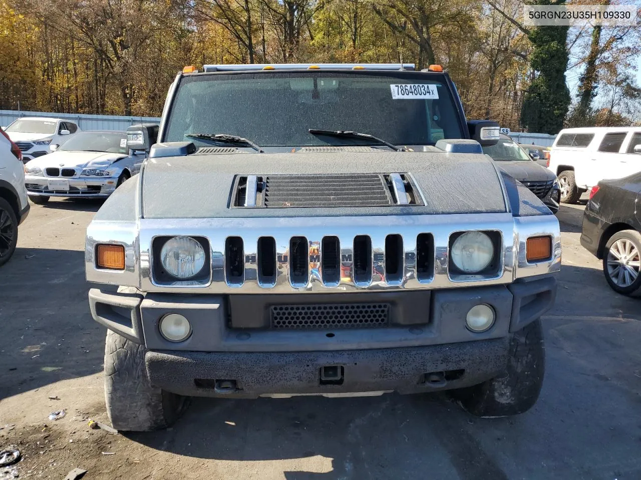 2005 Hummer H2 VIN: 5GRGN23U35H109330 Lot: 78648034