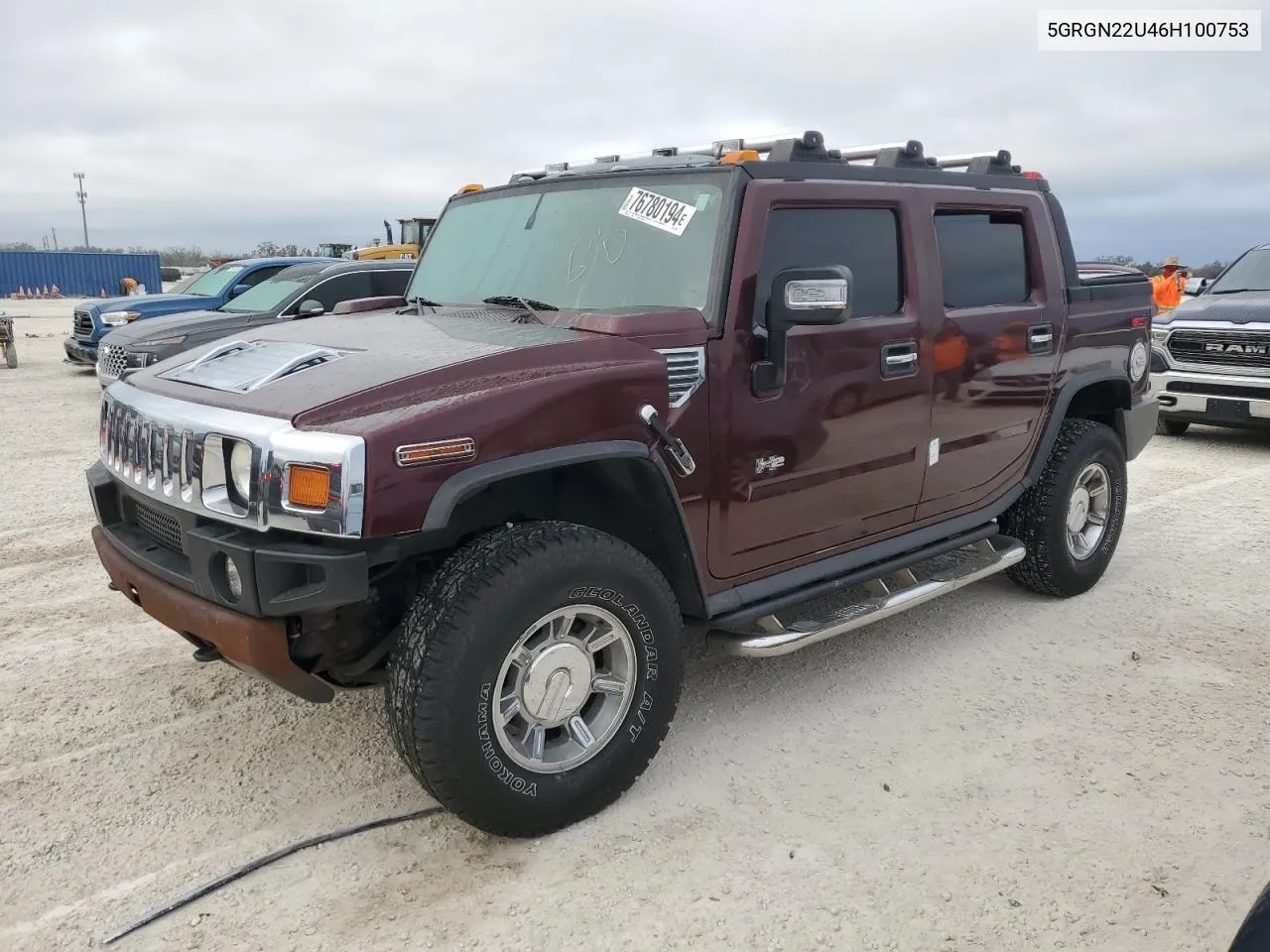 5GRGN22U46H100753 2006 Hummer H2 Sut