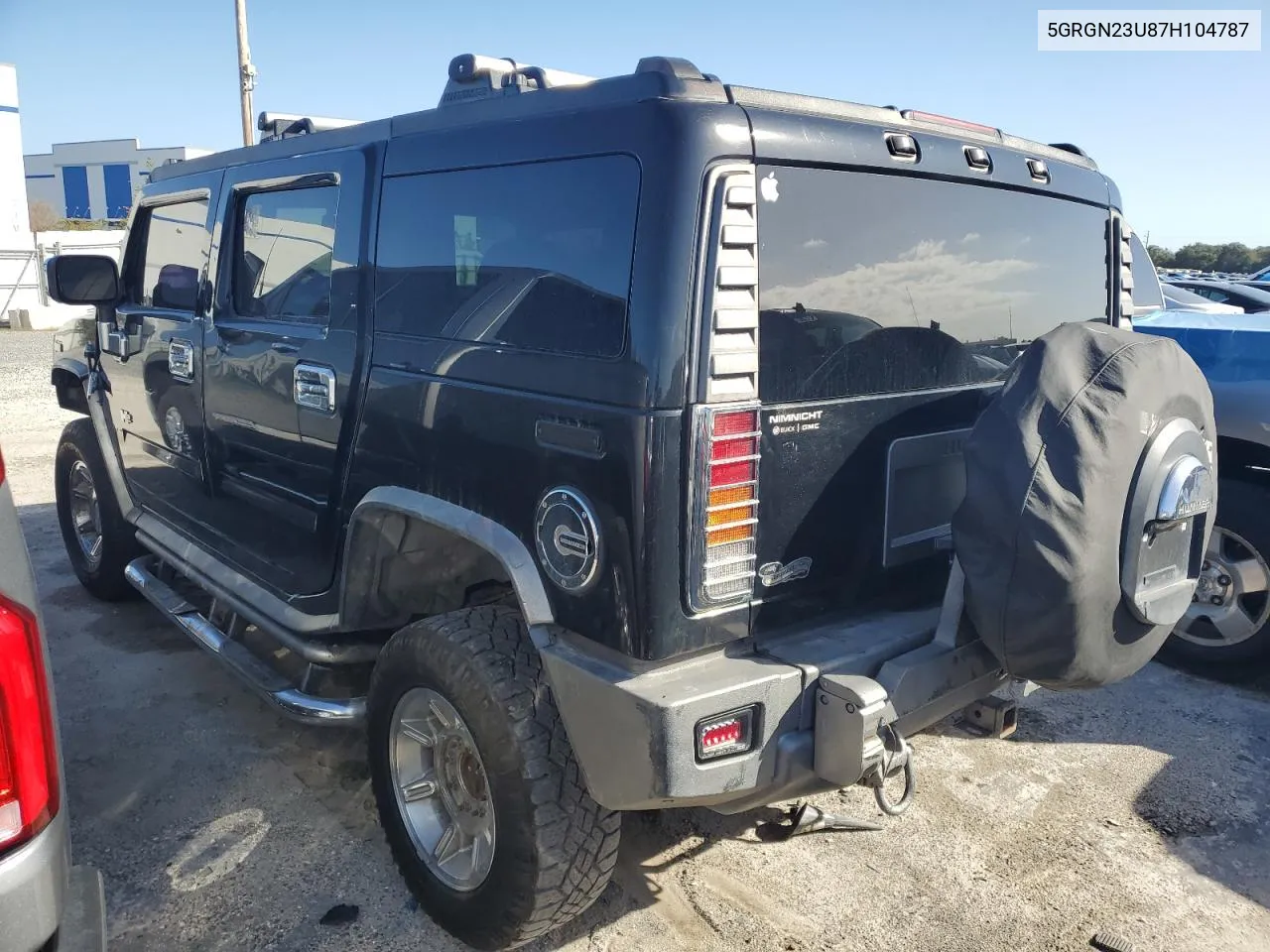 2007 Hummer H2 VIN: 5GRGN23U87H104787 Lot: 78030534