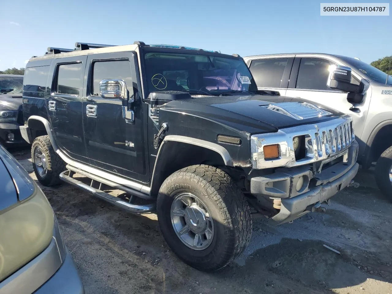 2007 Hummer H2 VIN: 5GRGN23U87H104787 Lot: 78030534