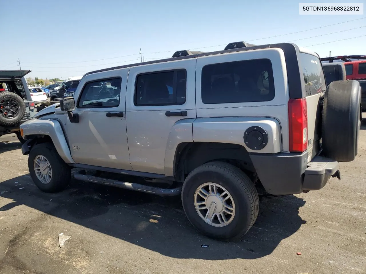 2006 Hummer H3 VIN: 5GTDN136968322812 Lot: 69984324