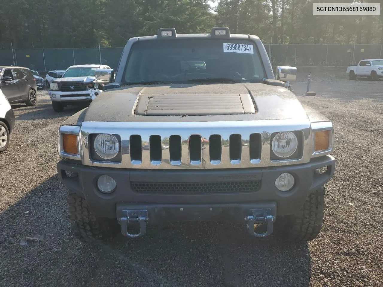 2006 Hummer H3 VIN: 5GTDN136568169880 Lot: 69988734