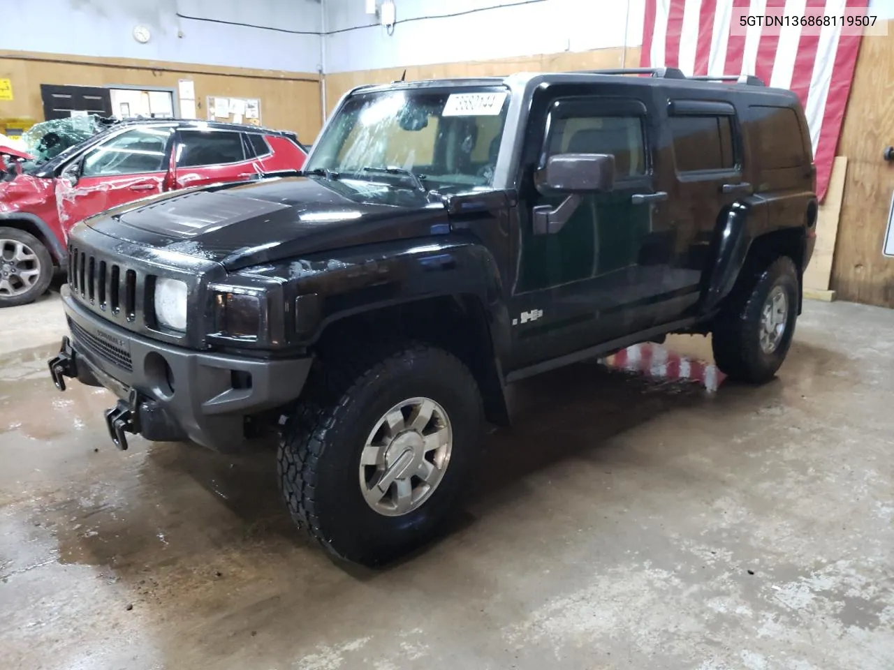 2006 Hummer H3 VIN: 5GTDN136868119507 Lot: 73580144