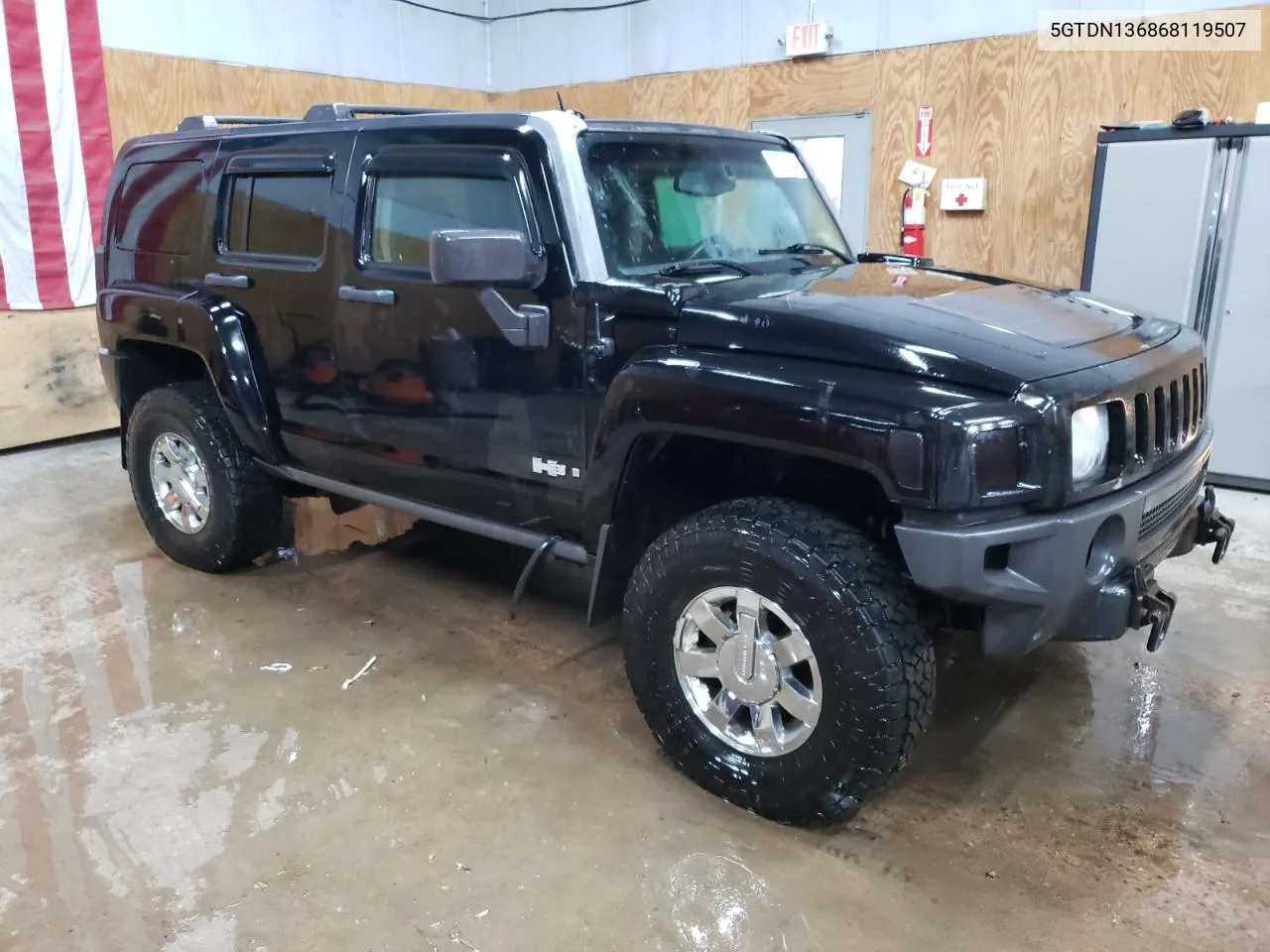 2006 Hummer H3 VIN: 5GTDN136868119507 Lot: 73580144