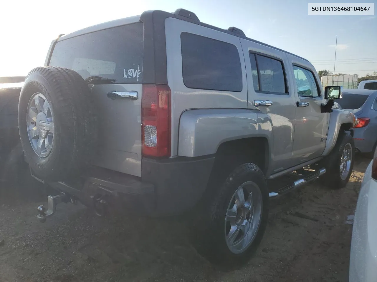 2006 Hummer H3 VIN: 5GTDN136468104647 Lot: 73696414