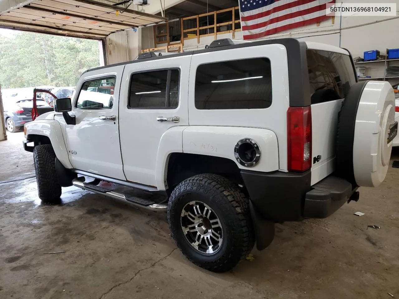 2006 Hummer H3 VIN: 5GTDN136968104921 Lot: 74313034