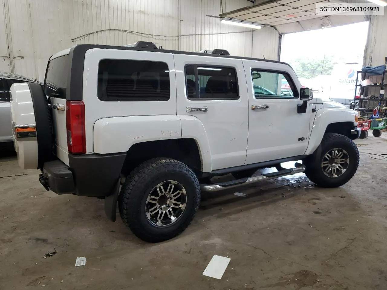 2006 Hummer H3 VIN: 5GTDN136968104921 Lot: 74313034