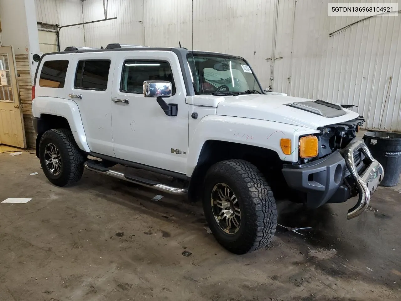 2006 Hummer H3 VIN: 5GTDN136968104921 Lot: 74313034