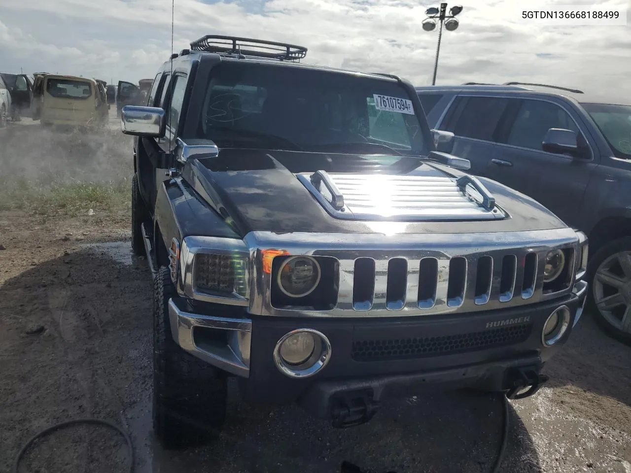 2006 Hummer H3 VIN: 5GTDN136668188499 Lot: 76107594