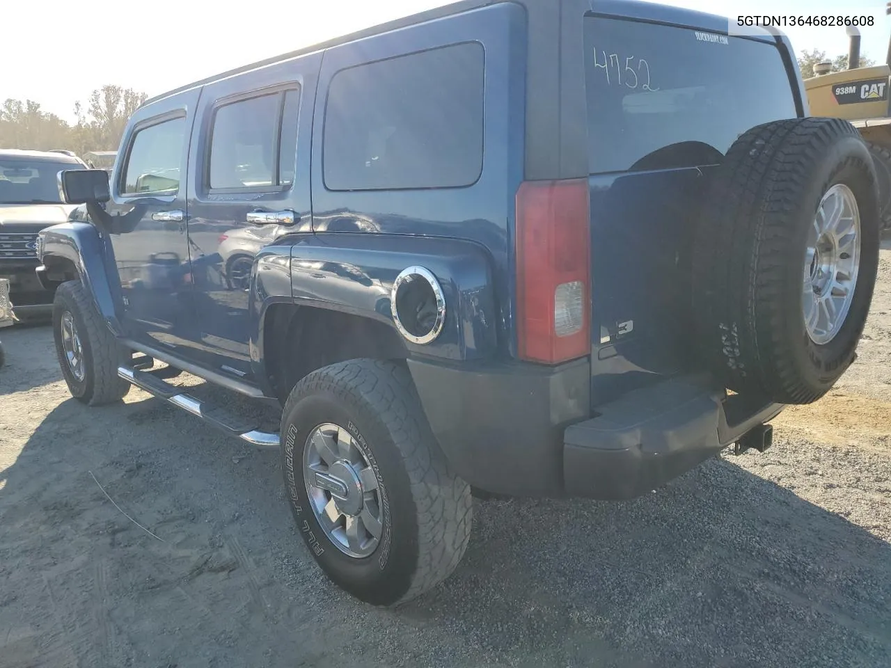 2006 Hummer H3 VIN: 5GTDN136468286608 Lot: 76118354