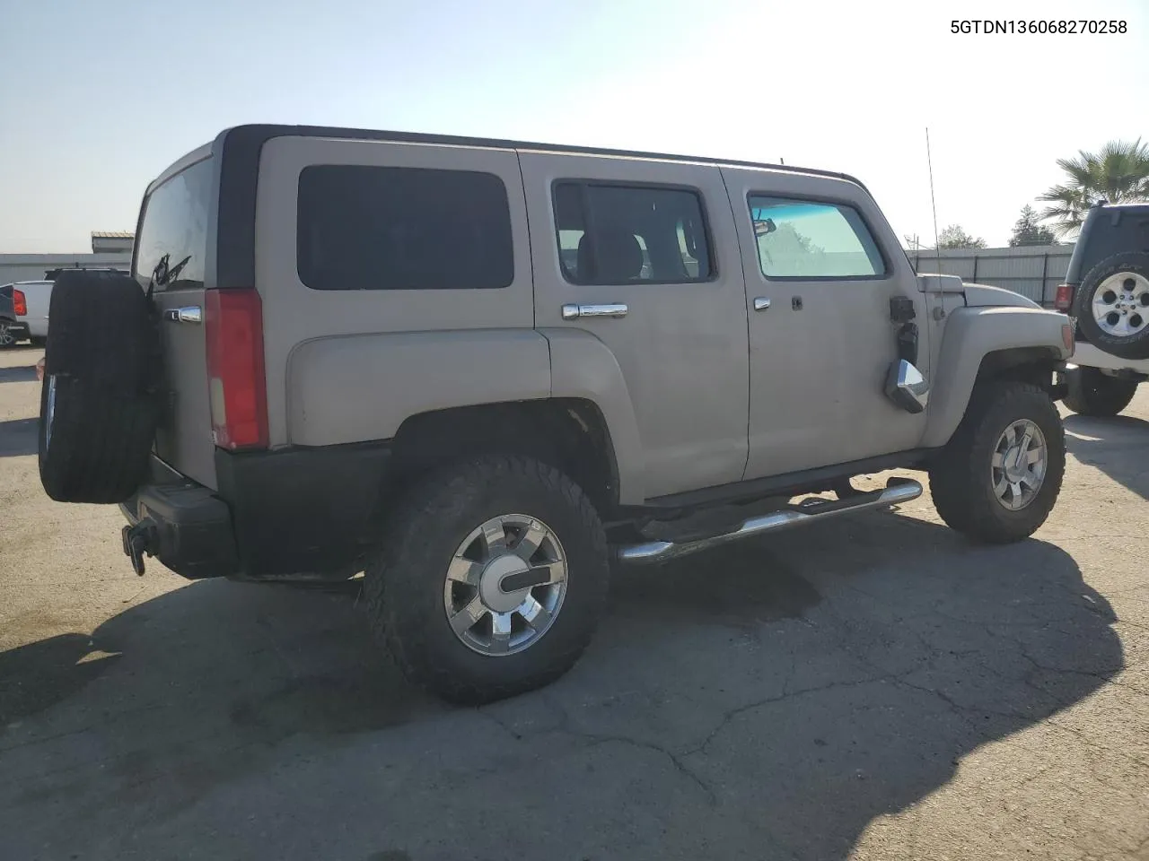 2006 Hummer H3 VIN: 5GTDN136068270258 Lot: 76291844