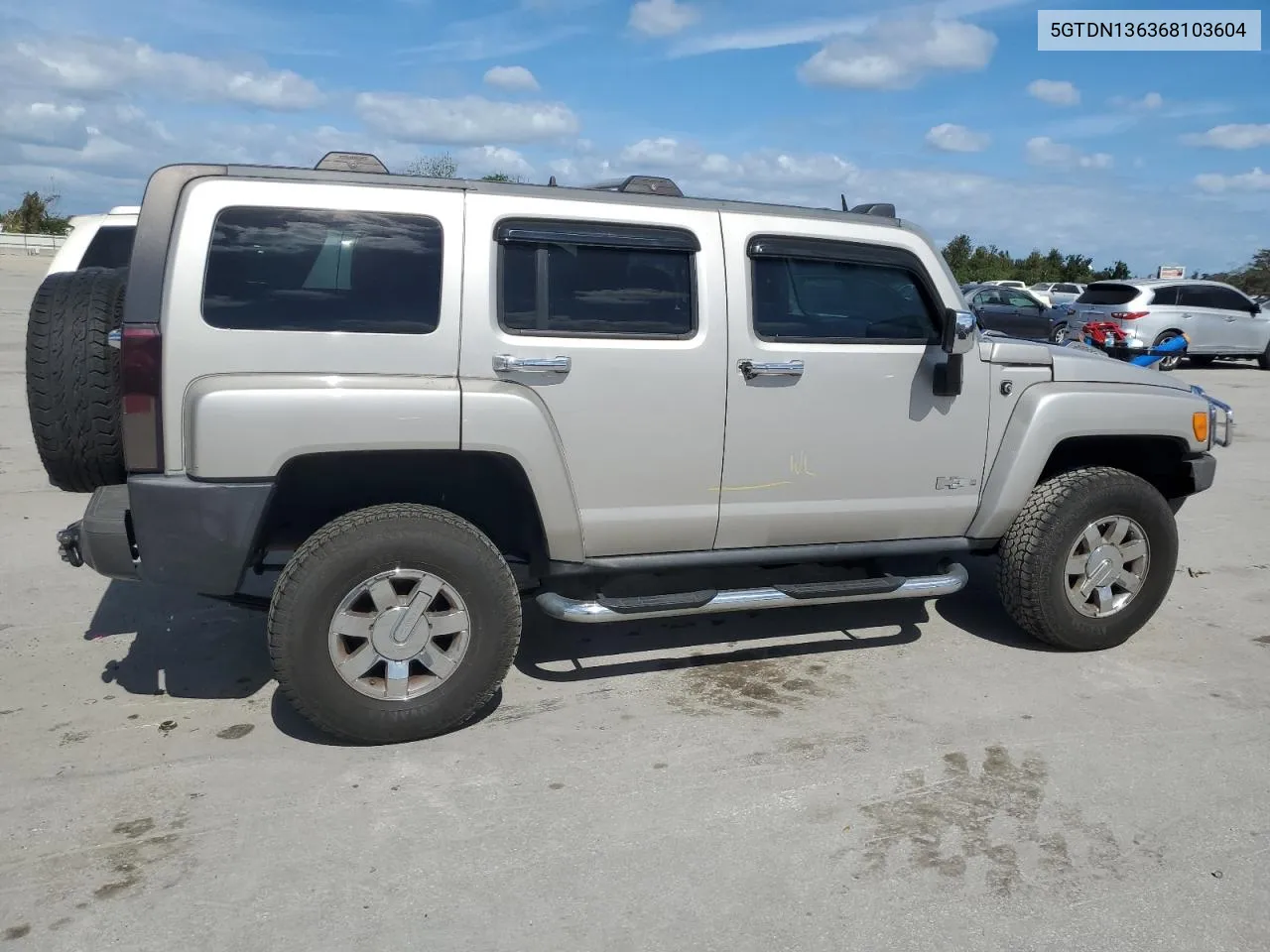 2006 Hummer H3 VIN: 5GTDN136368103604 Lot: 76882364