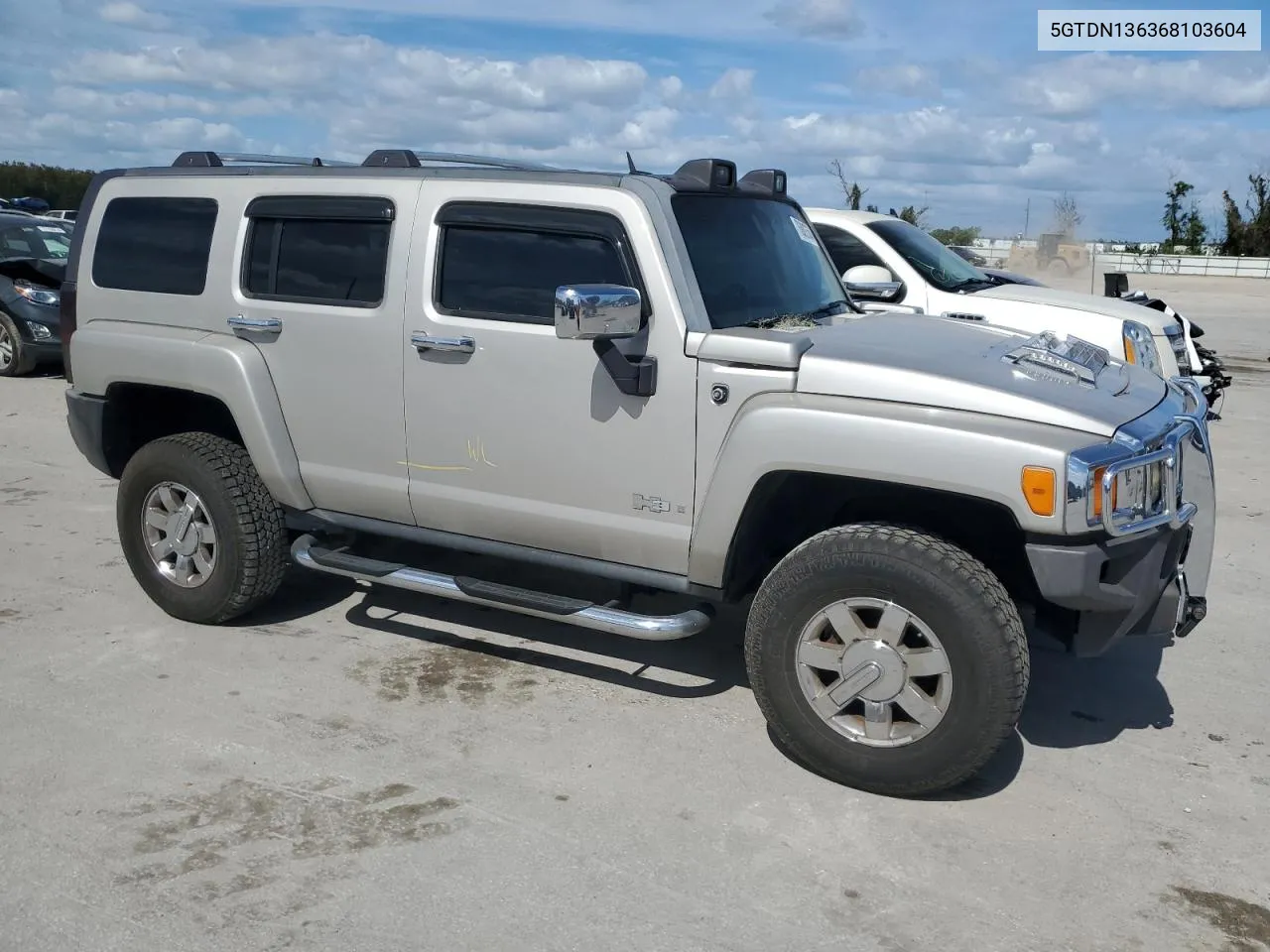 2006 Hummer H3 VIN: 5GTDN136368103604 Lot: 76882364