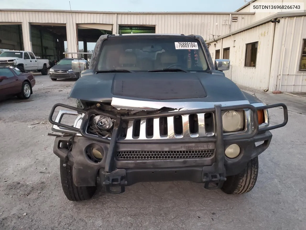 2006 Hummer H3 VIN: 5GTDN136968266743 Lot: 76889184